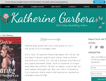 Tablet Screenshot of katherinegarbera.com